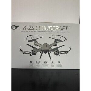 Drone W/wifi Camera. NEW Skyrider X25 Cloudcraft Quadcopter Drone LED lights